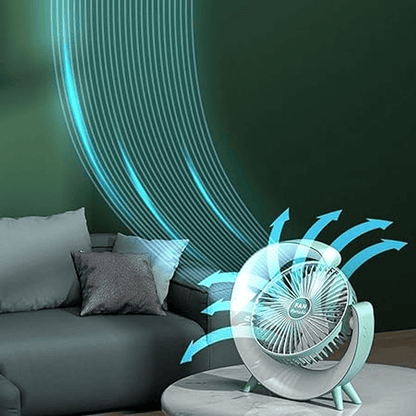 CoolGlow™ - VENTILADOR G RECARGABLE CON LUZ