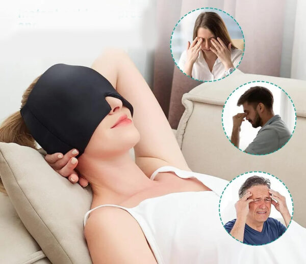 CALMAPRO GEL™  –  Gorro Terapéutico para Migrañas